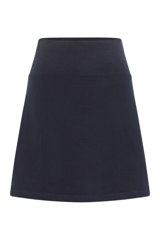 Jersey Rock mit breitem Bund - navy